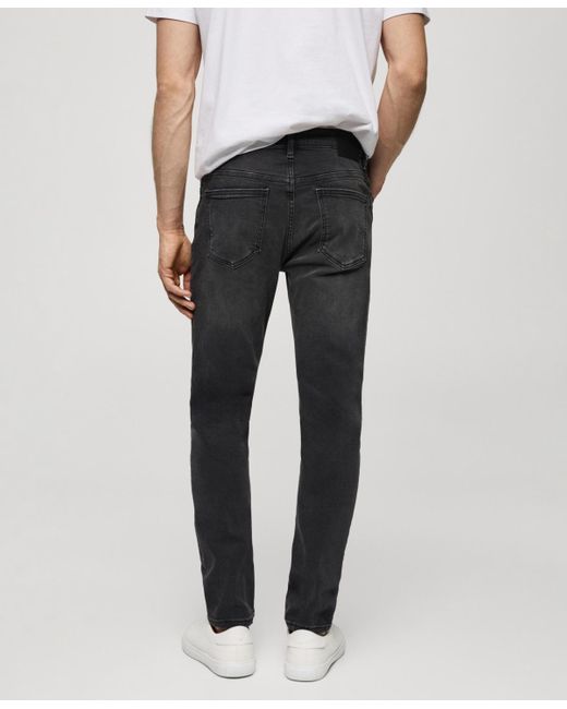 Mango Gray Jude Skinny-fit Jeans for men