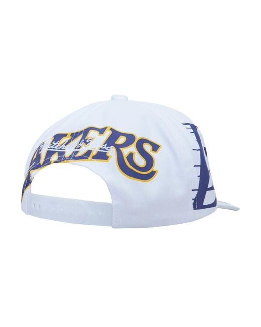 Men's Mitchell & Ness White Phoenix Suns Hardwood Classics in Your Face Deadstock Snapback Hat