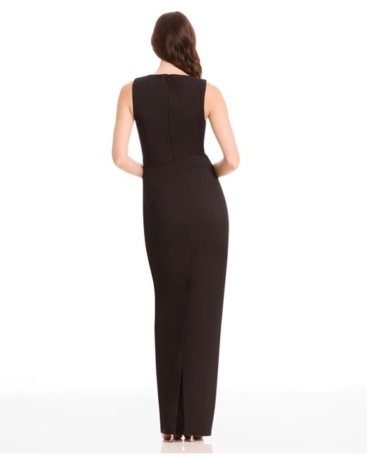 Dress the Population Black Kaitlin Sleeveless Keyhole Gown