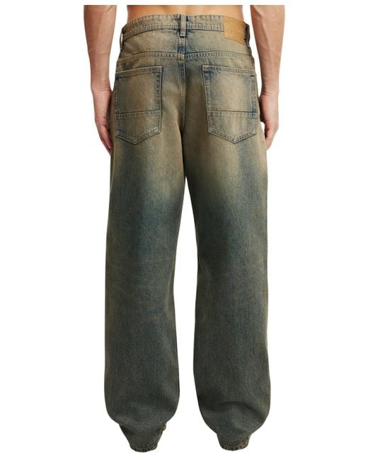 Cotton On Green Relaxed Fit baggy Jeans for men