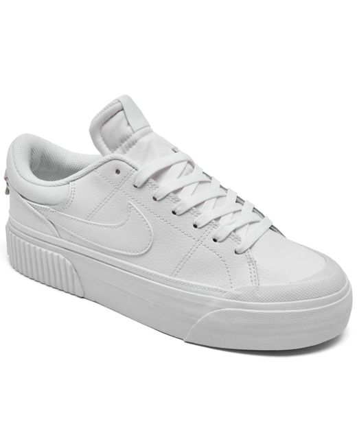 Nike Court Legacy Lift Platform Casual Sneakers From Finish Line in Nike Court Legacy Lift Platform Casual Sneakers From Finish Line in