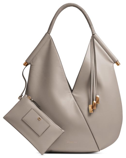 Donna Karan Gray Baldwin Shoulder Bag