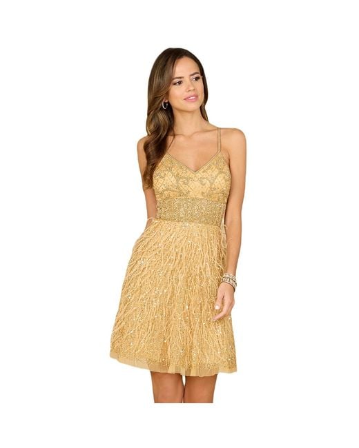 Lara Metallic Beaded