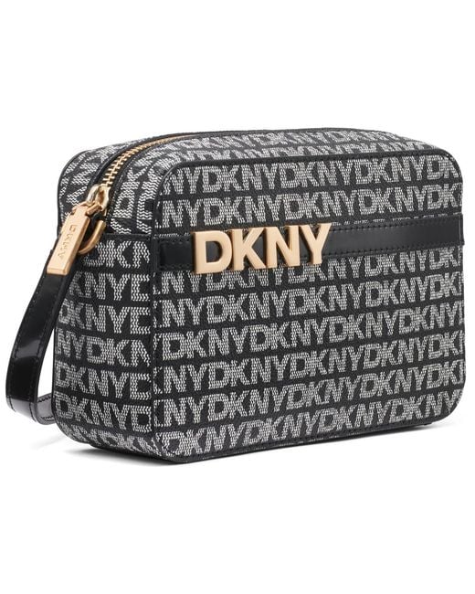 DKNY Metallic Avril Small Logo Camera Bag