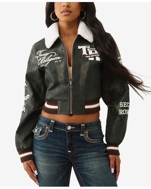 True Religion Black Lined