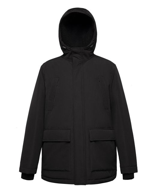 Rokka&Rolla Black Ultimate Winter Parka for men