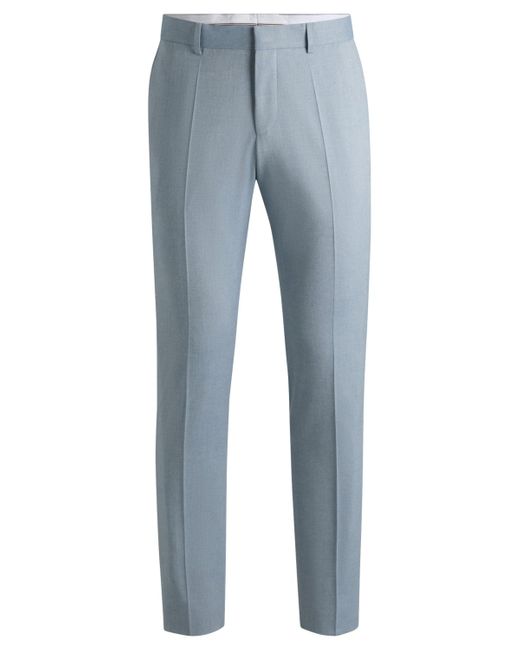 Boss Blue Boss By Stretch Chiffon Formal Trouser Pants for men