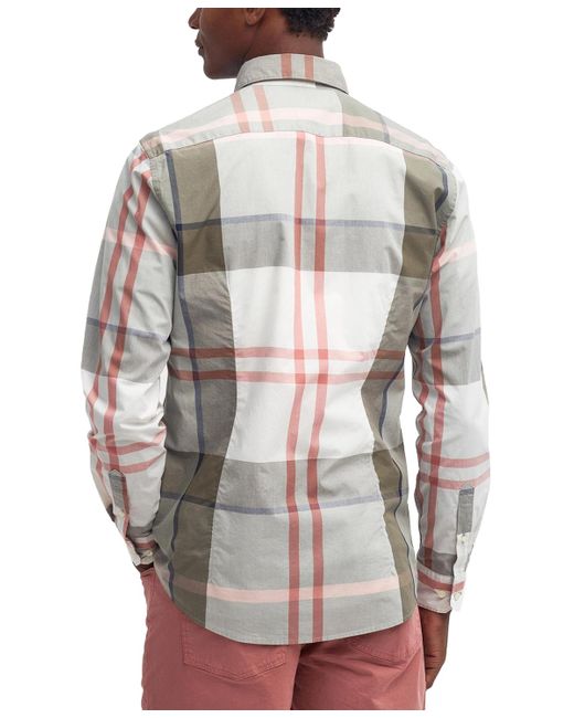 Barbour Harris Tailored-fit Tartan Long-sleeve Shirt for men
