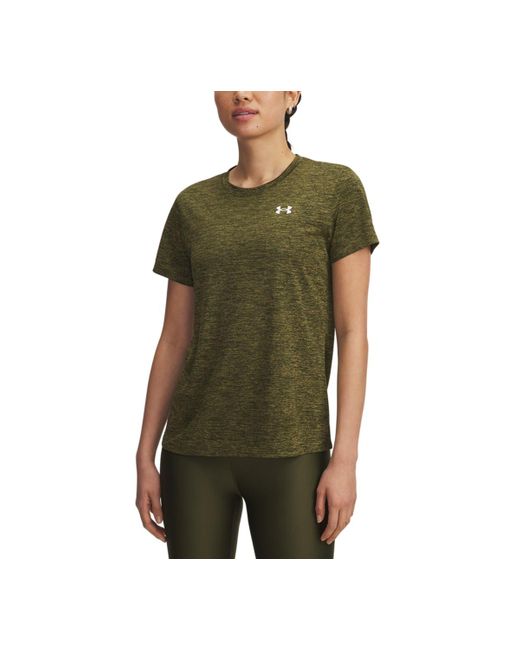 Under Armour Green Tech Twist Short-sleeve Top