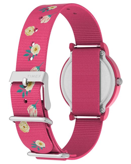 Timex Pink Quartz Analog Nylon Watch