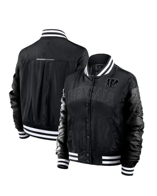 Fanatics Black Cincinnati Bengals Elements Wave Full-snap Jacket