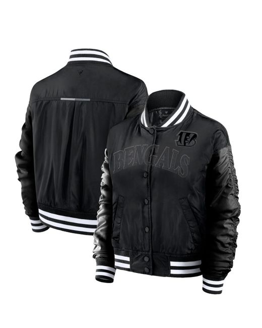 Fanatics Black Cincinnati Bengals Elements Wave Full-snap Jacket