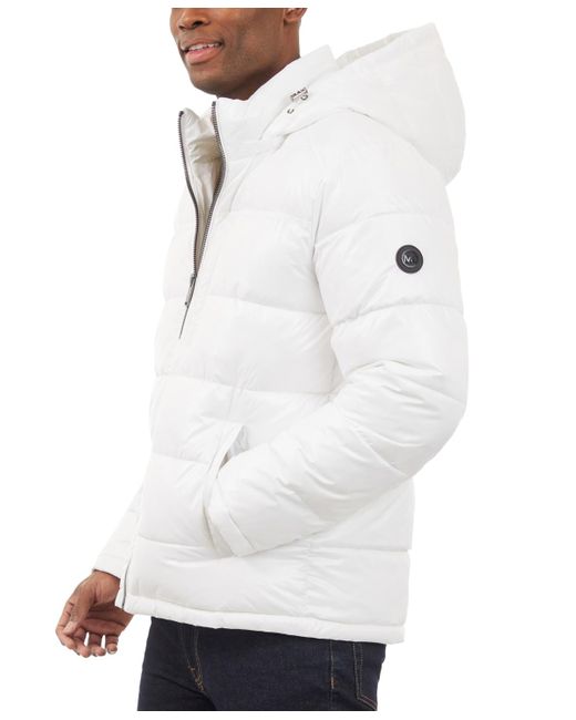 Michael Kors Shine Puffer Jacket in White for Men | Lyst Michael Kors Shine Puffer Jacket in White for Men | Lyst