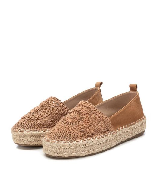 Xti Natural Braided Moccasins