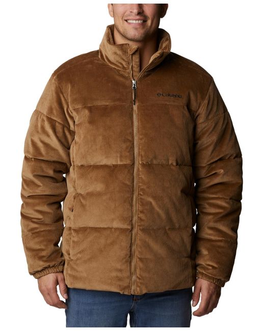 Columbia Puffect Quilted Fullzip Corduroy Jacket in Brown for Men Lyst