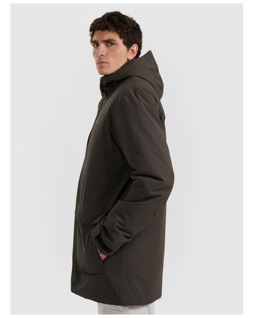 4F Brown Transitional Parka Membrane for men