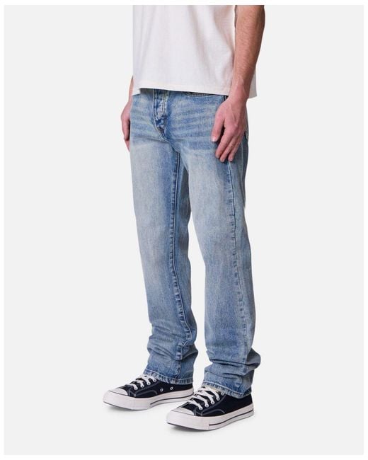 MNML Blue Straight Jeans for men