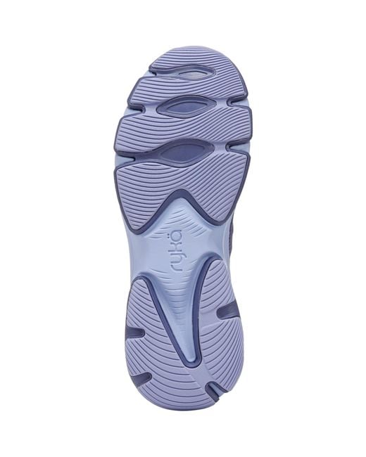 Ryka Blue Devotion X Lace Up Walking Sneakers