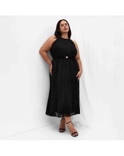 City Chic Black Ruby Midi Dress