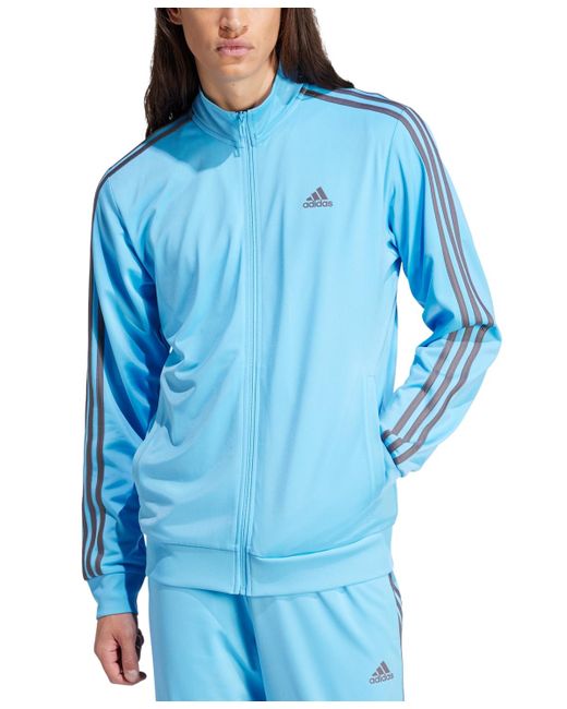Adidas Gray Tricot Track Jacket for men