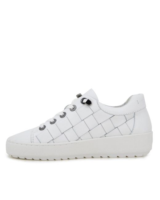 Jambu White Chloe Casual Round Toe Sneakers