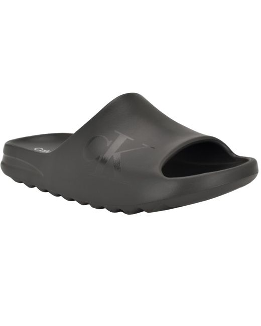 Calvin Klein Black Olin Casual Slip-on Flat Slide for men