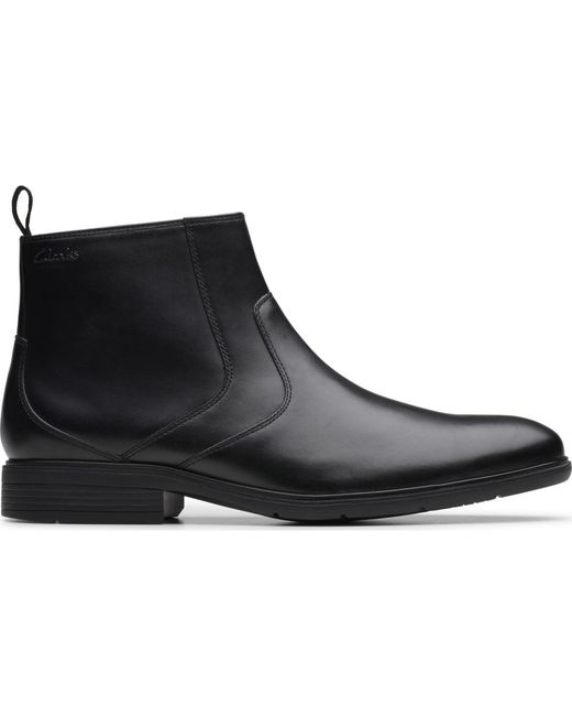 Clarks Black Collection Steadwell Zip Boots for men