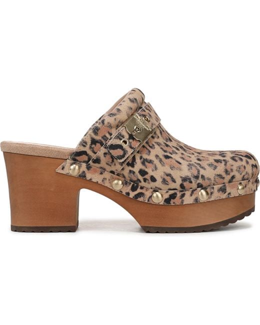 Dr. Scholls Brown Original Joy Platform Clogs
