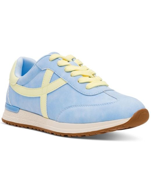 Dolce Vita Blue Joque Sporty Retro Lace-up Sneakers