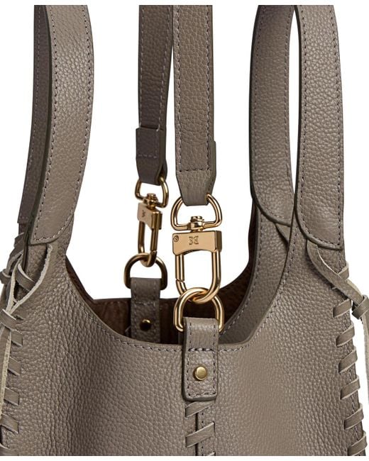 Sam Edelman Gray Sylvia Small Crossbody Tote Bag
