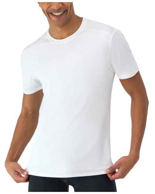 Hanes White 3pk. Ultimate Moves X-temp Performance Crewneck T-shirts for men