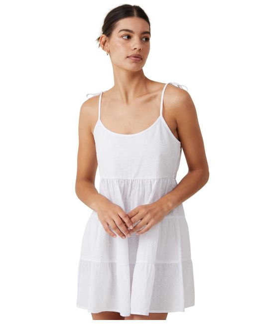 Cotton On White Solstice Mini Dress
