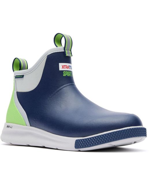 XtraTuf Blue Tailgate Ankle Deck Boot Sport for men
