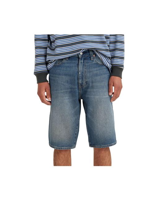 Levi's 469 Loose Jean Shorts in Blue for Men | Lyst