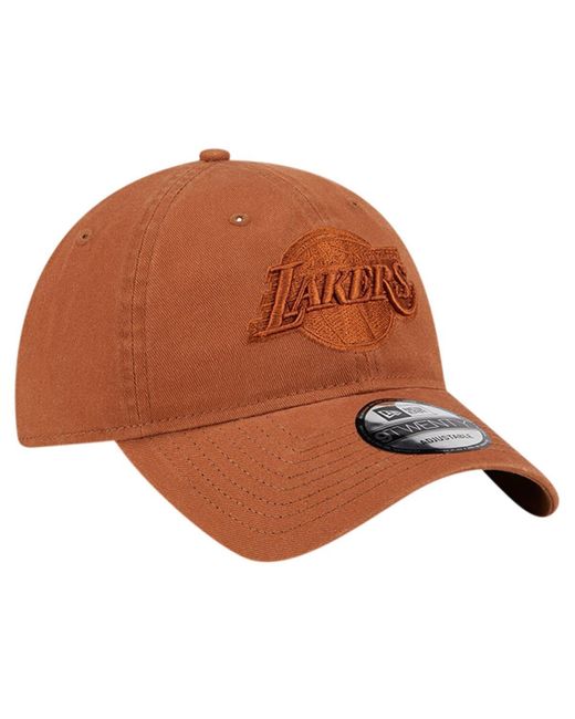 KTZ Brown Los Angeles Lakers Colorpack Tonal 9twenty Adjustable Hat for men