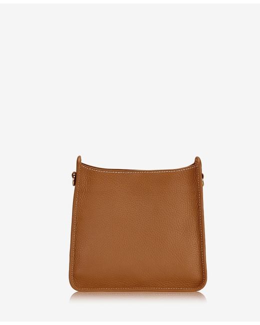 Gigi New York Brown Elle Mini Crossbody Bag