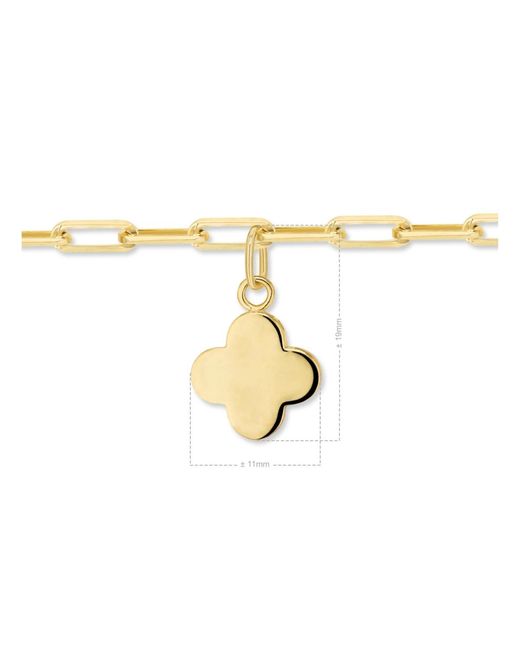 DEVATA Metallic Clover Charm