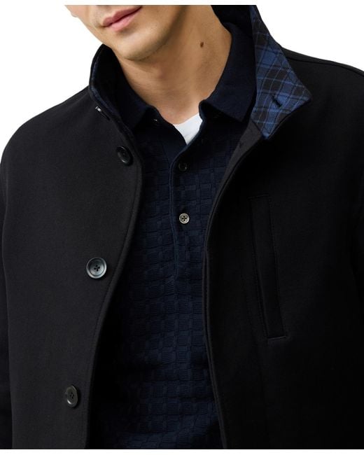 Rodd & Gunn Black Cain Flat Coat for men