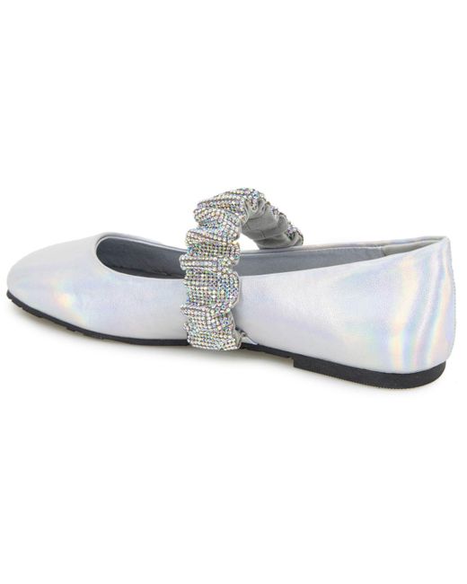 Cole Reaction Elina Jewel Ballet Flats in White Lyst