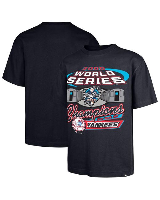 '47 Blue New York Yankees 2000 World Series S Showcase Foundation T-shirt for men