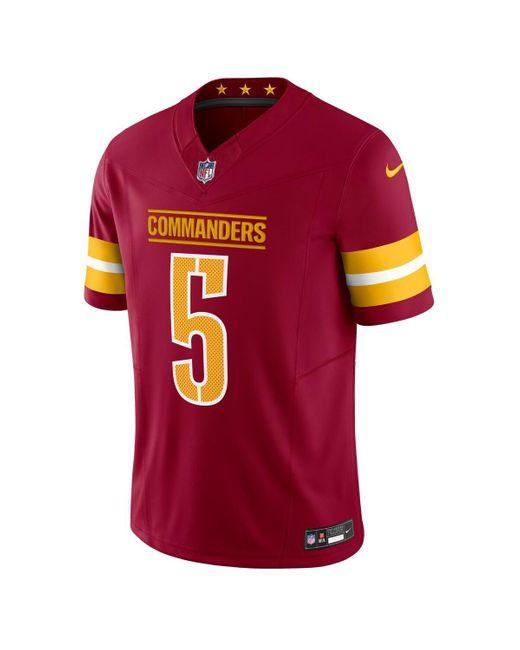 Nike Red Jayden Daniels Washington Commanders Vapor F.u.s.e. Limited Jersey for men