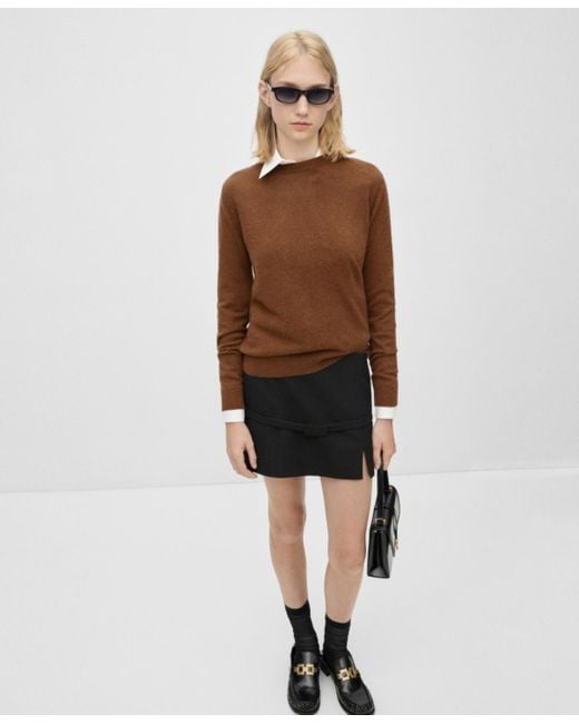 Mango Brown Cashmere Sweater