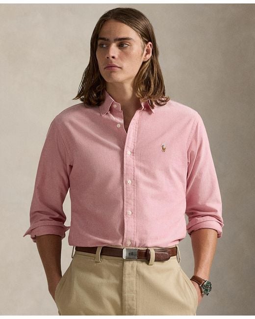 macys ralph lauren dress shirts Polo Ralph Lauren Men's Garment-Dyed Oxford Shirt