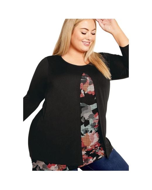 Avenue Black Plus Size Alex Tunic Top