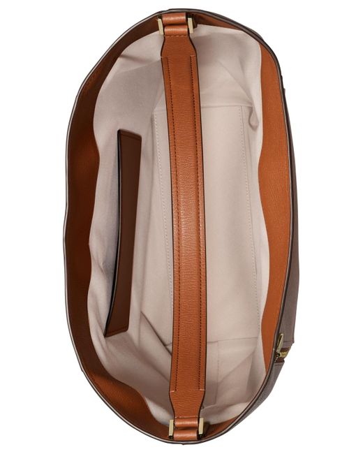Michael Kors Brown Michael Extra Large Leather Hobo Shoulder Bag