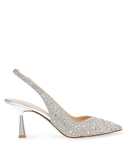 Betsey Johnson White Clark Shoes, Synthetic