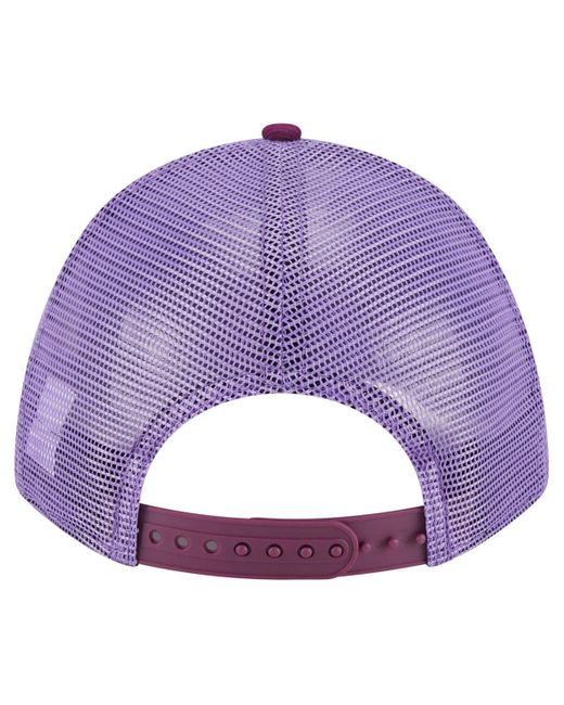 KTZ Purple Lafc Color Pack 9forty A-frame Adjustable Trucker Hat for men