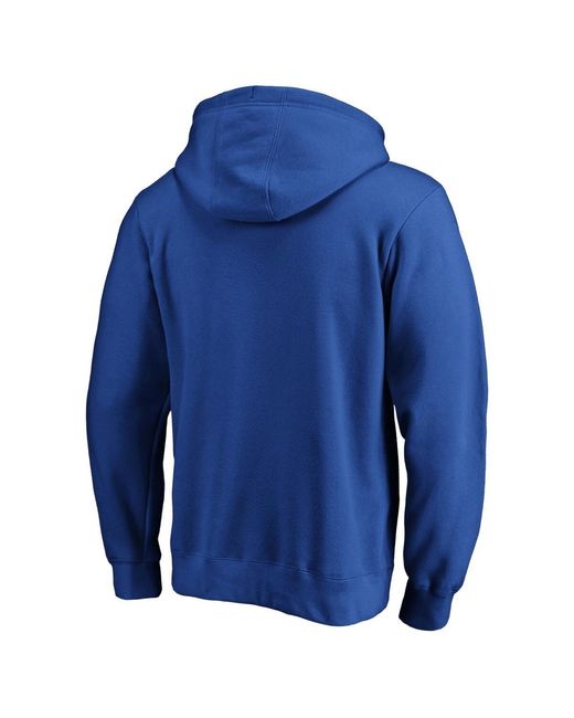 Fanatics Blue New York Giants Big Tall Fleece Hoodie for men