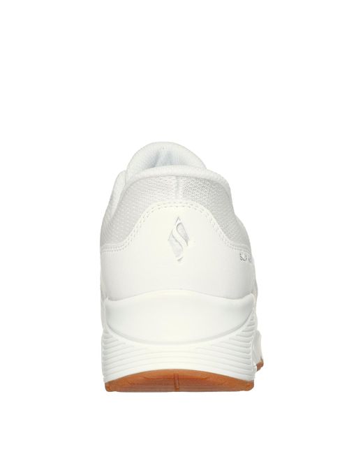 Skechers White Street Slip-ins: Uno