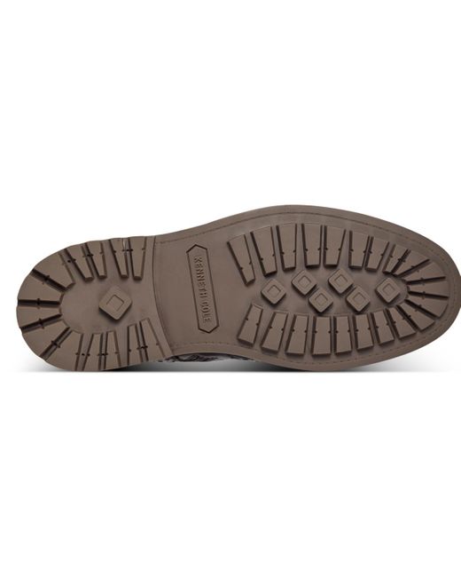 Kenneth Cole Brown Todd Leather Boots for men